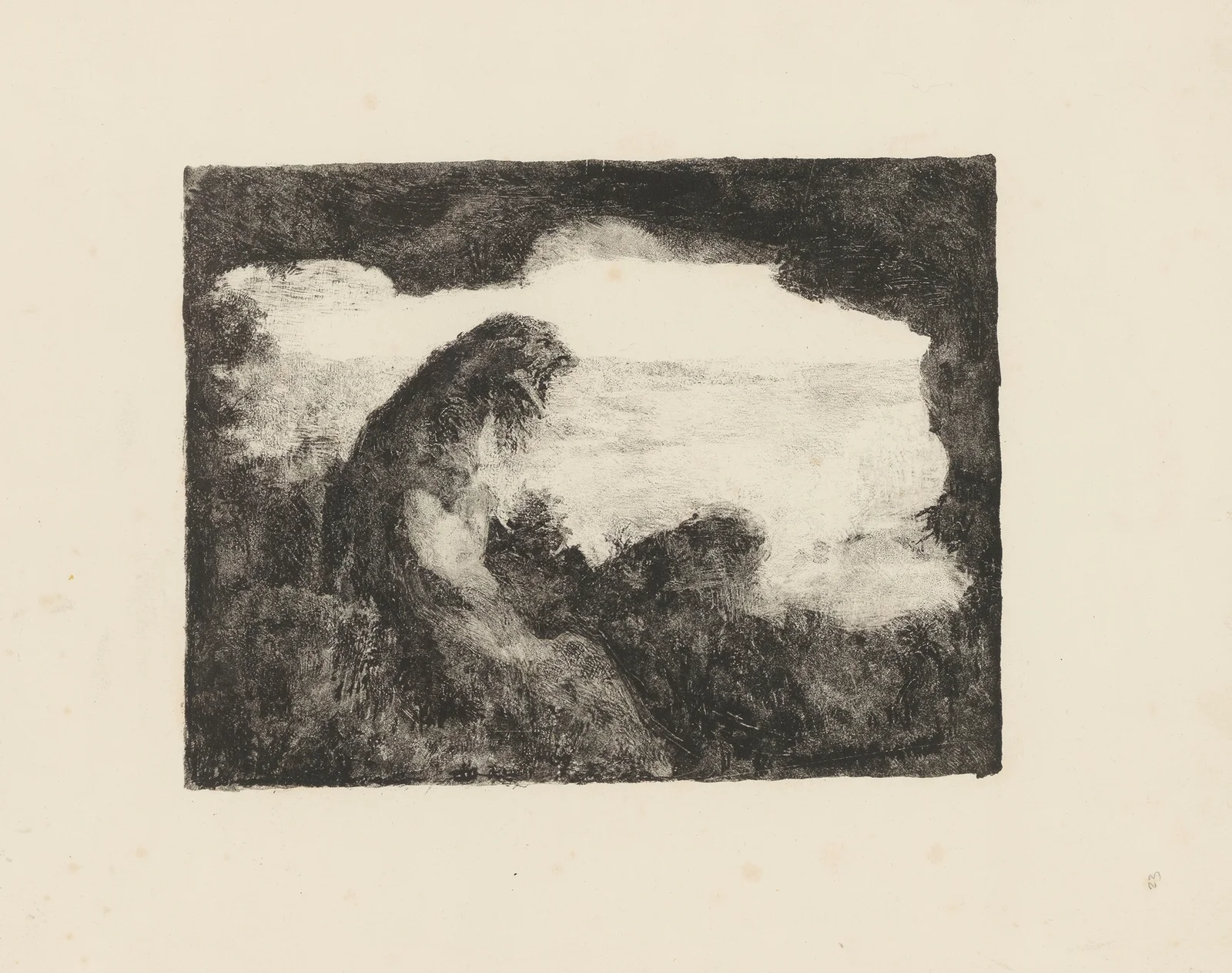 Le monstre dans la caverne av Ker-Xavier Roussel