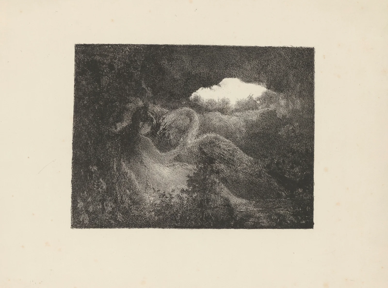 Léda et le Cygne av Ker-Xavier Roussel