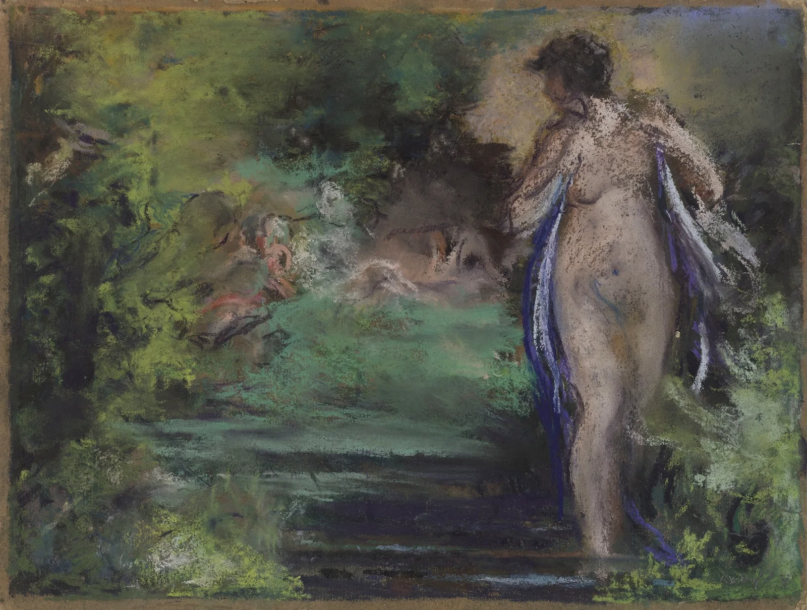 Nu dans la verdure av Ker-Xavier Roussel
