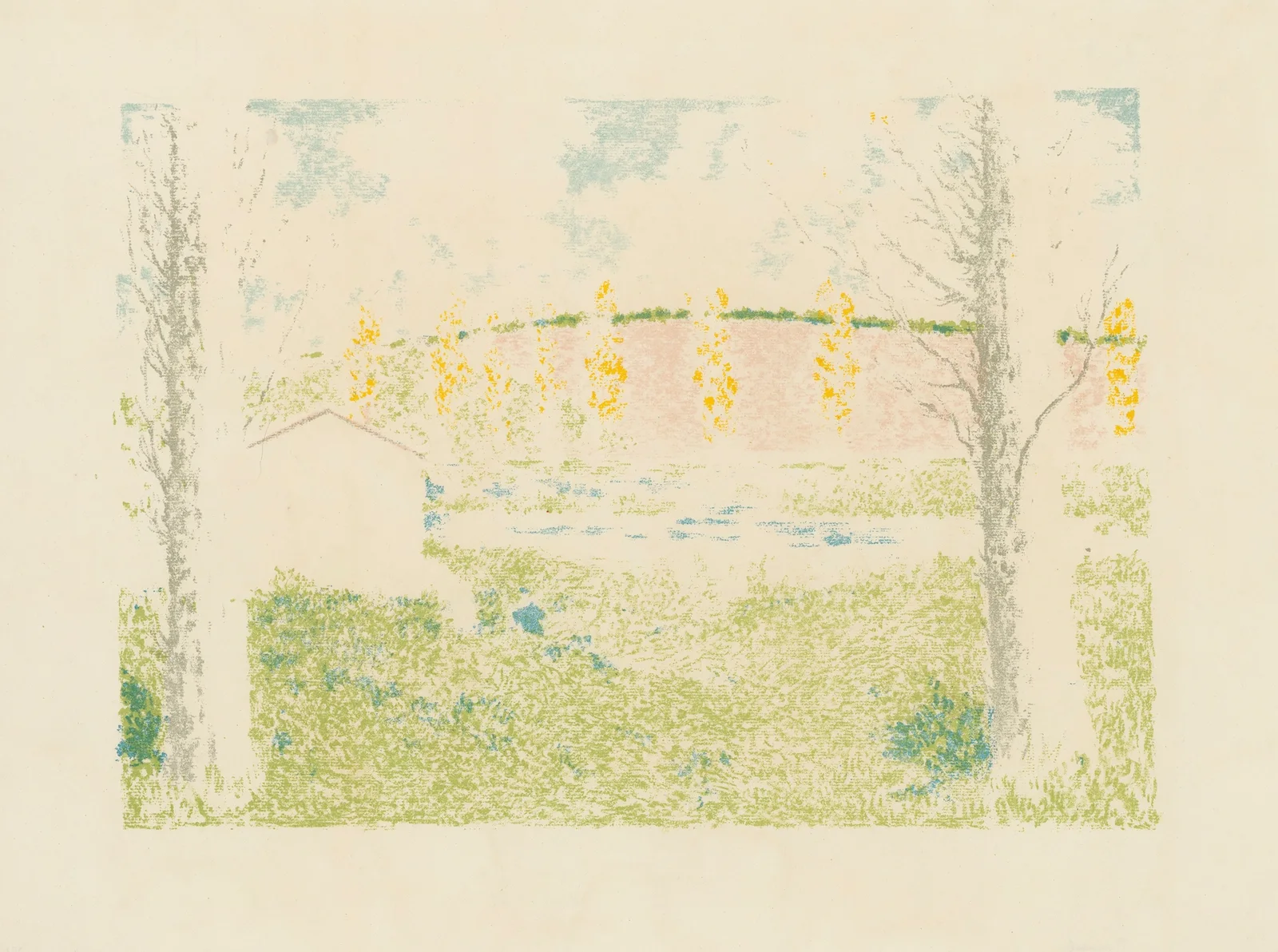 Paysage avec maison av Ker-Xavier Roussel