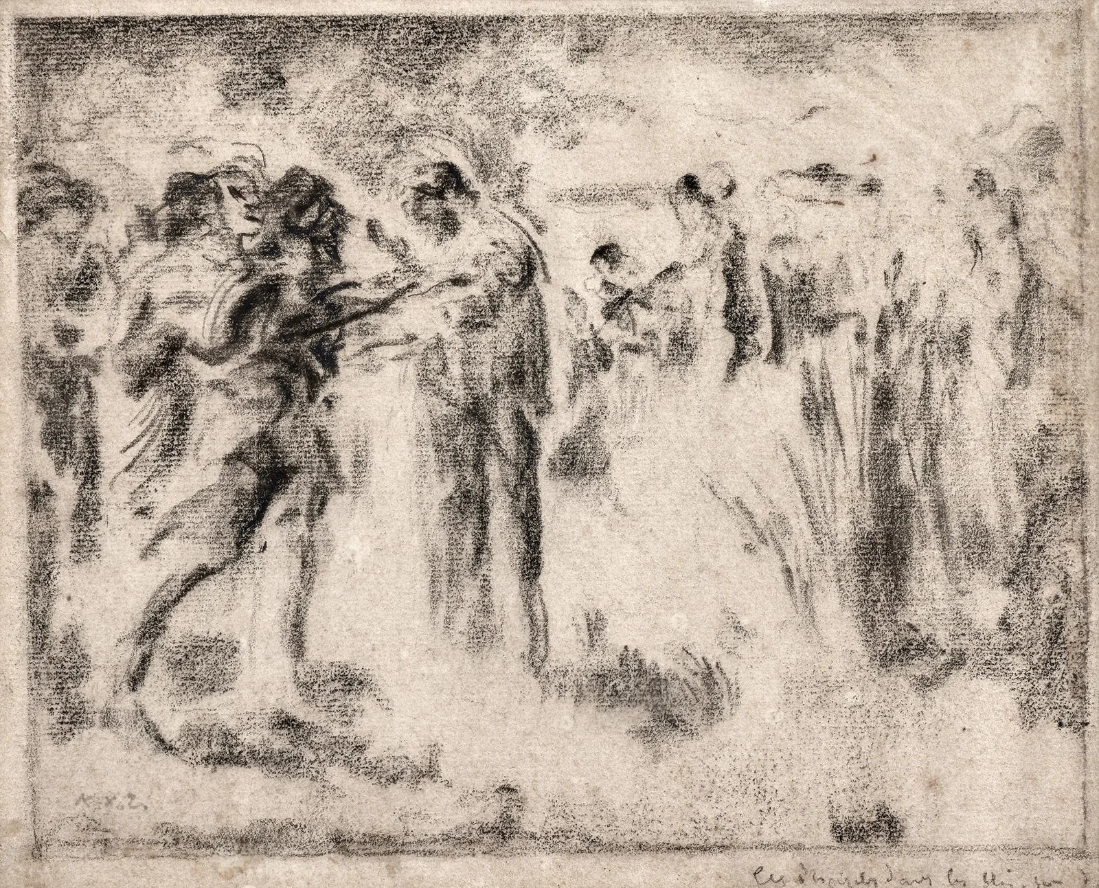 Scène mythologique av Ker-Xavier Roussel