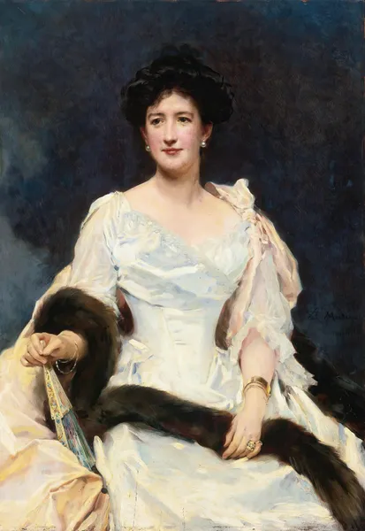 Portrait Of A Lady, 1888 av Raimundo de Madrazo y Garreta