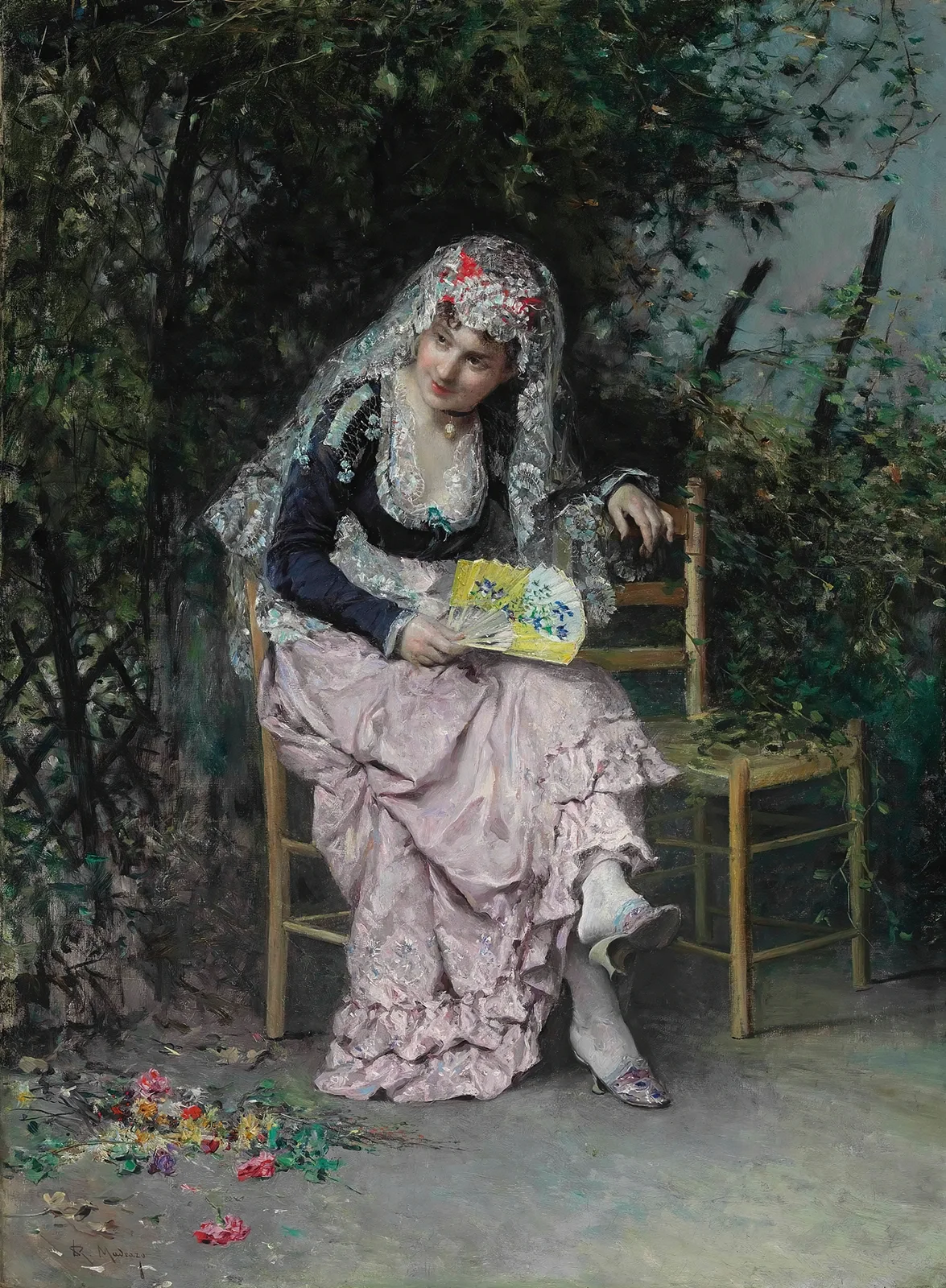 The Rendezvous av Raimundo de Madrazo y Garreta