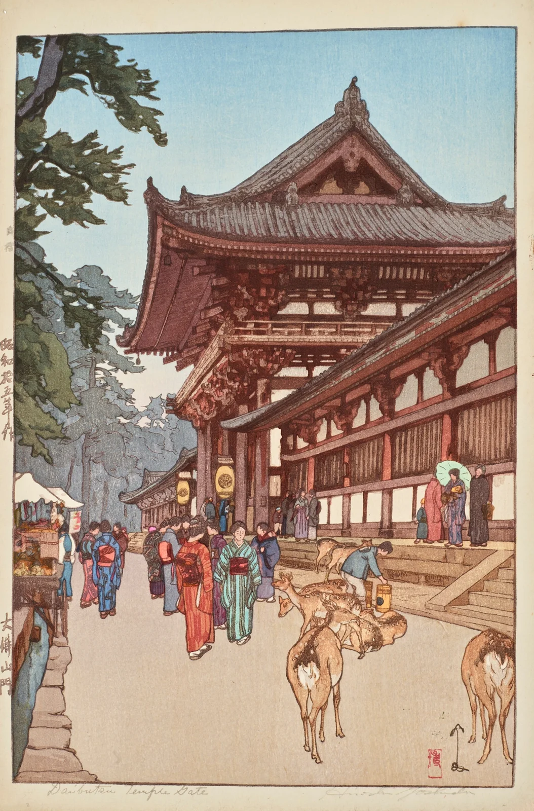 Daibutsu sanmon av Yoshida Hiroshi