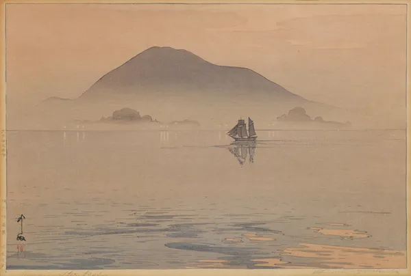 Evening after Rain from Inland Sea av Yoshida Hiroshi