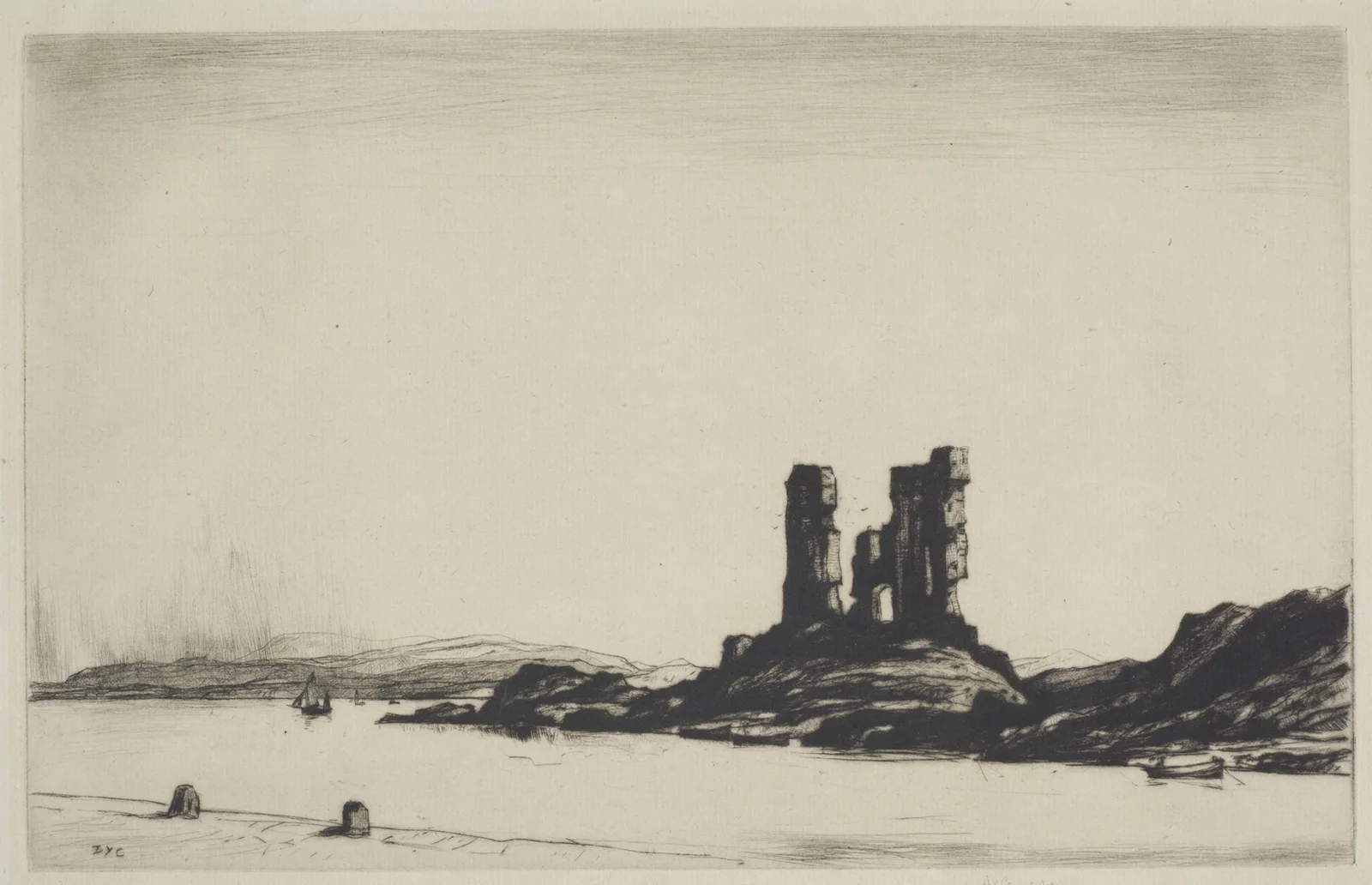 Castle Moyle av David Young Cameron