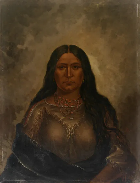Chan-ku-wash-te-mine (Good Road Woman) av Antonio Zeno Shindler