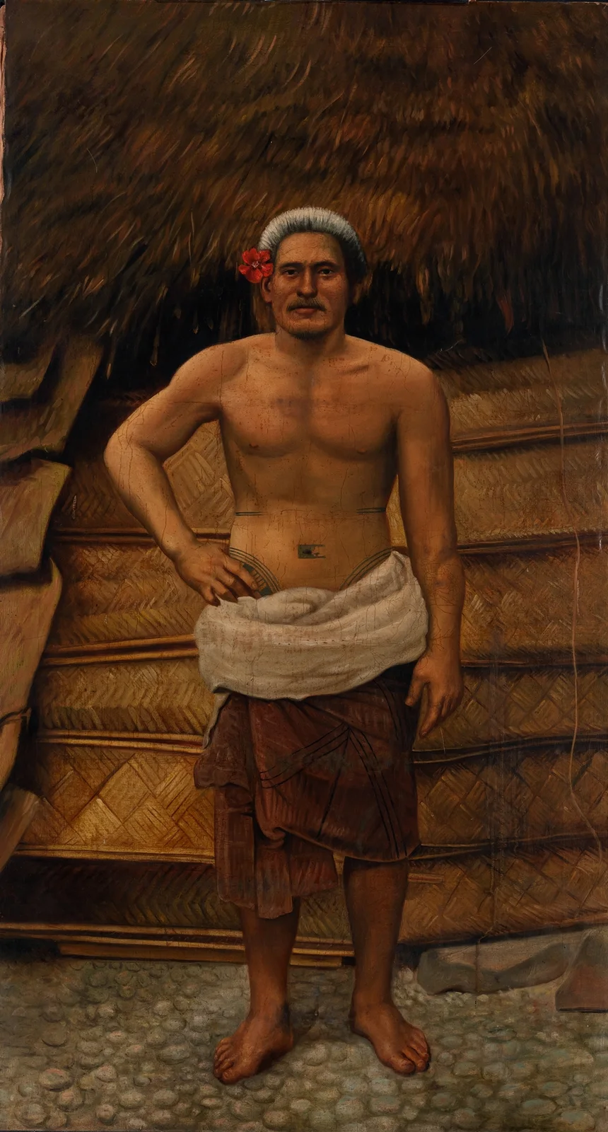 Samoan Man av Antonio Zeno Shindler