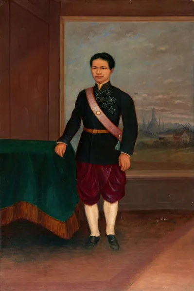 Siamese Man av Antonio Zeno Shindler