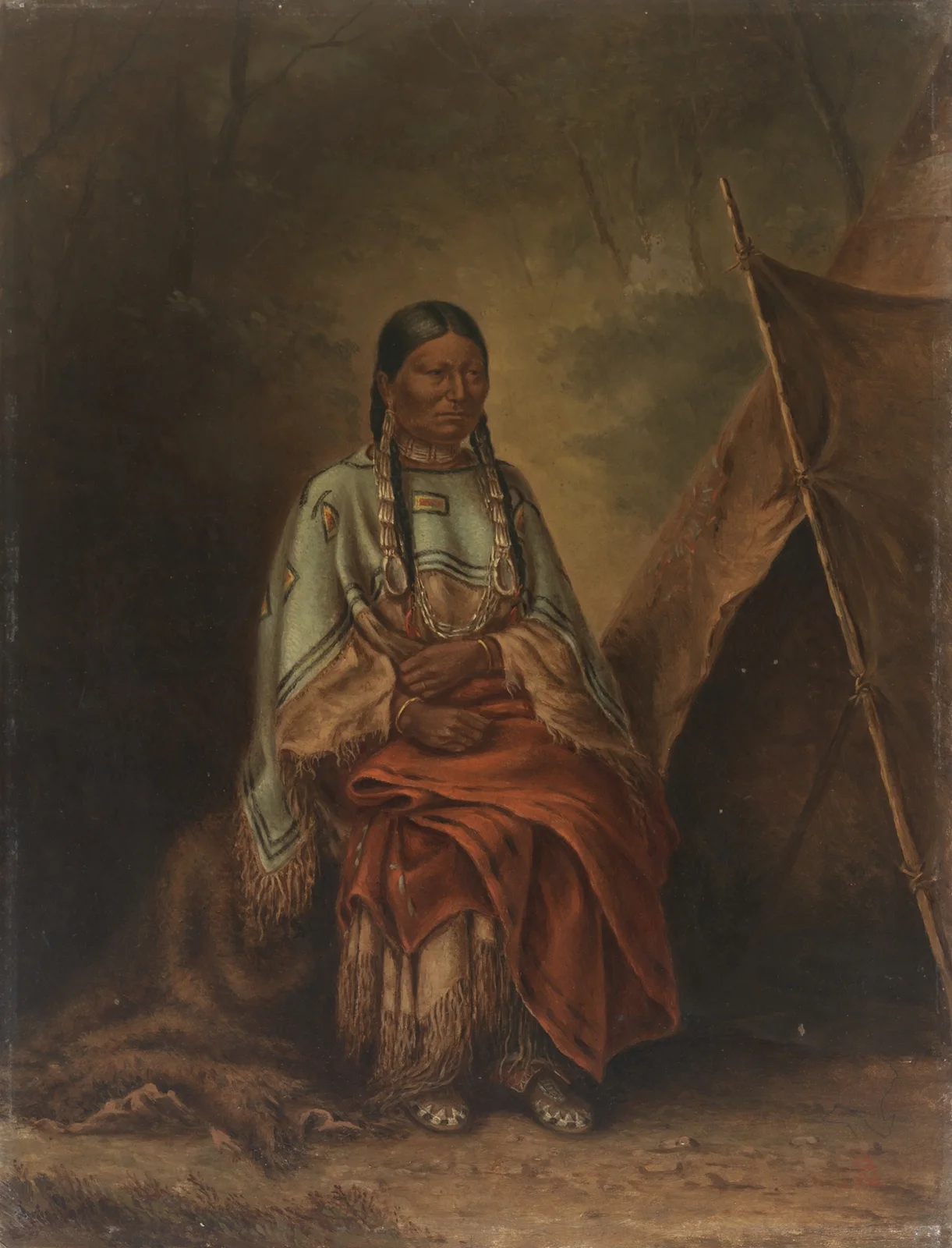 Spotted Tail’s Squaw av Antonio Zeno Shindler