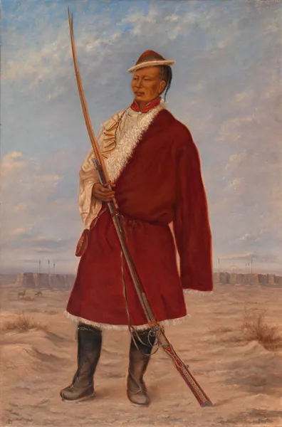 Tibetan Man av Antonio Zeno Shindler