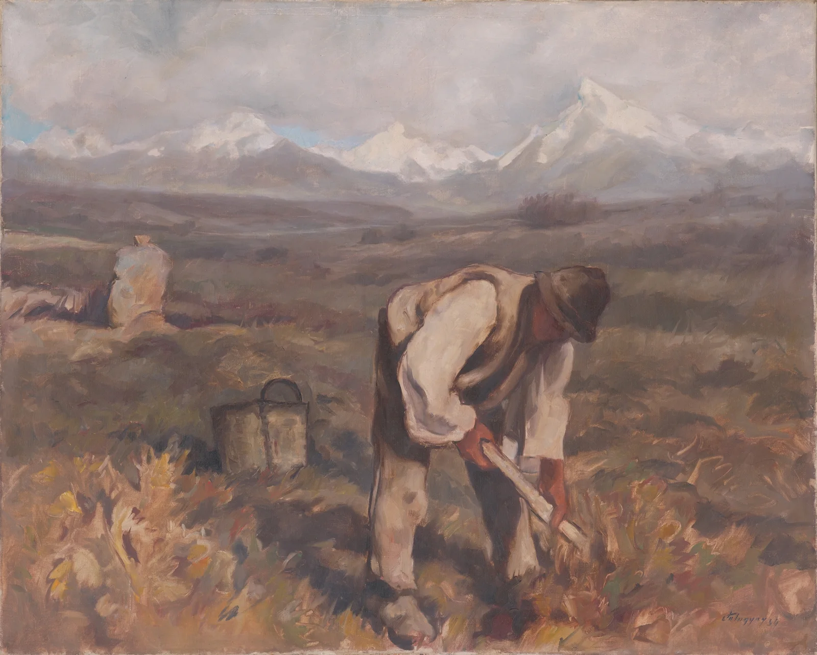 Autumn Work (Potato Digging) av Zolo Palugyay