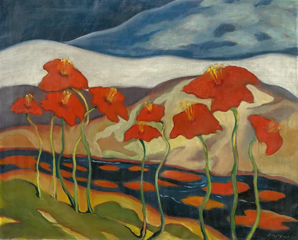 Landscape with Flowers (Nirvana) av Zolo Palugyay