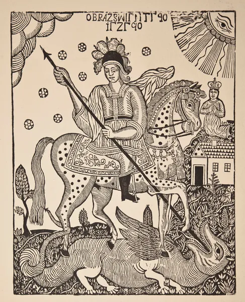 Saint George Killing the Dragon av Zygmunt Łazarski
