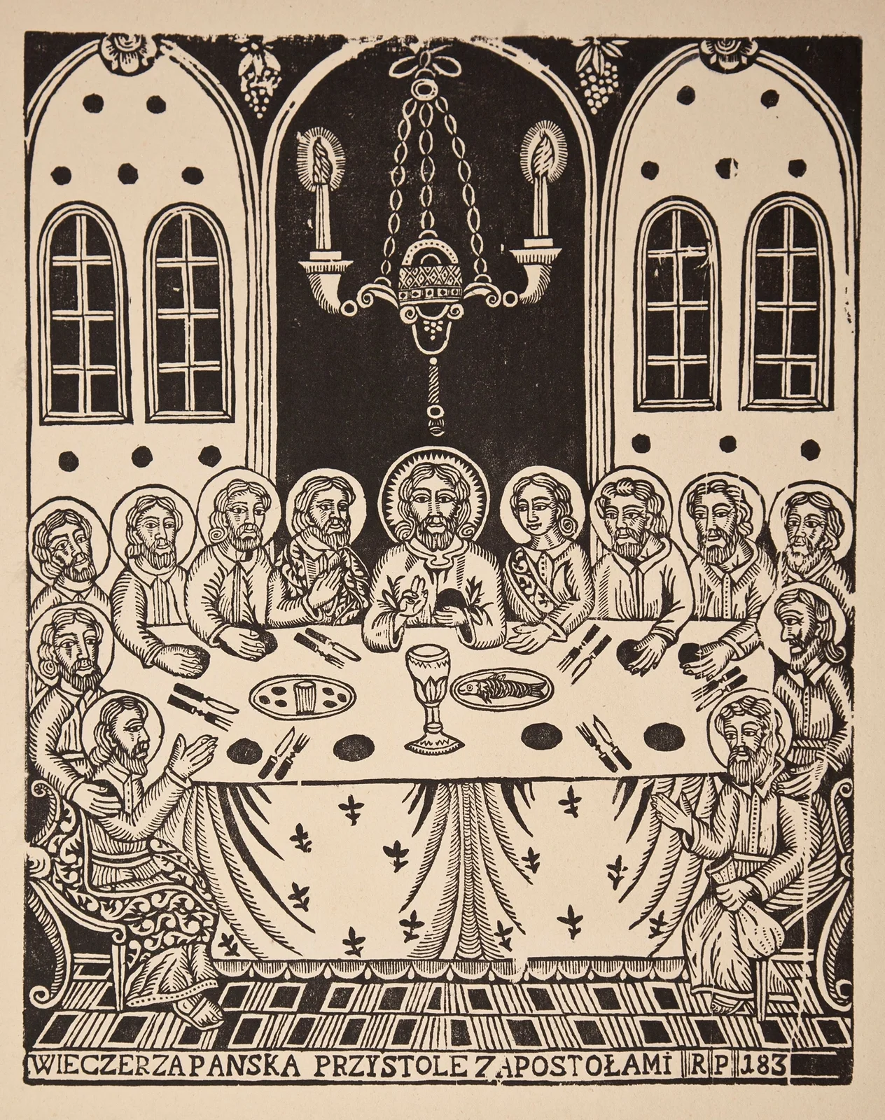The Last Supper av Zygmunt Łazarski