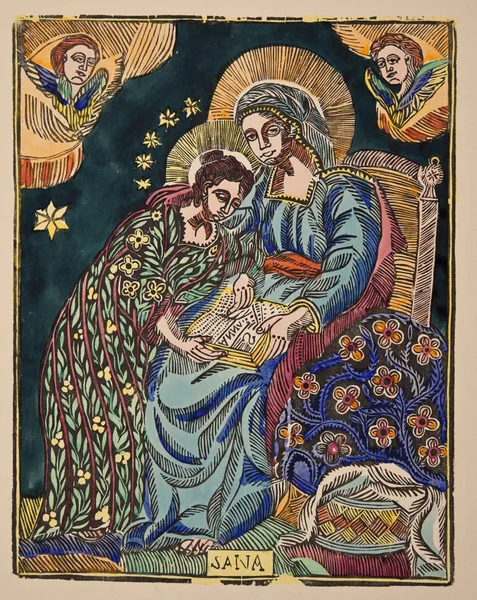 Upbringing of the Holy Virgin Mary av Zygmunt Łazarski