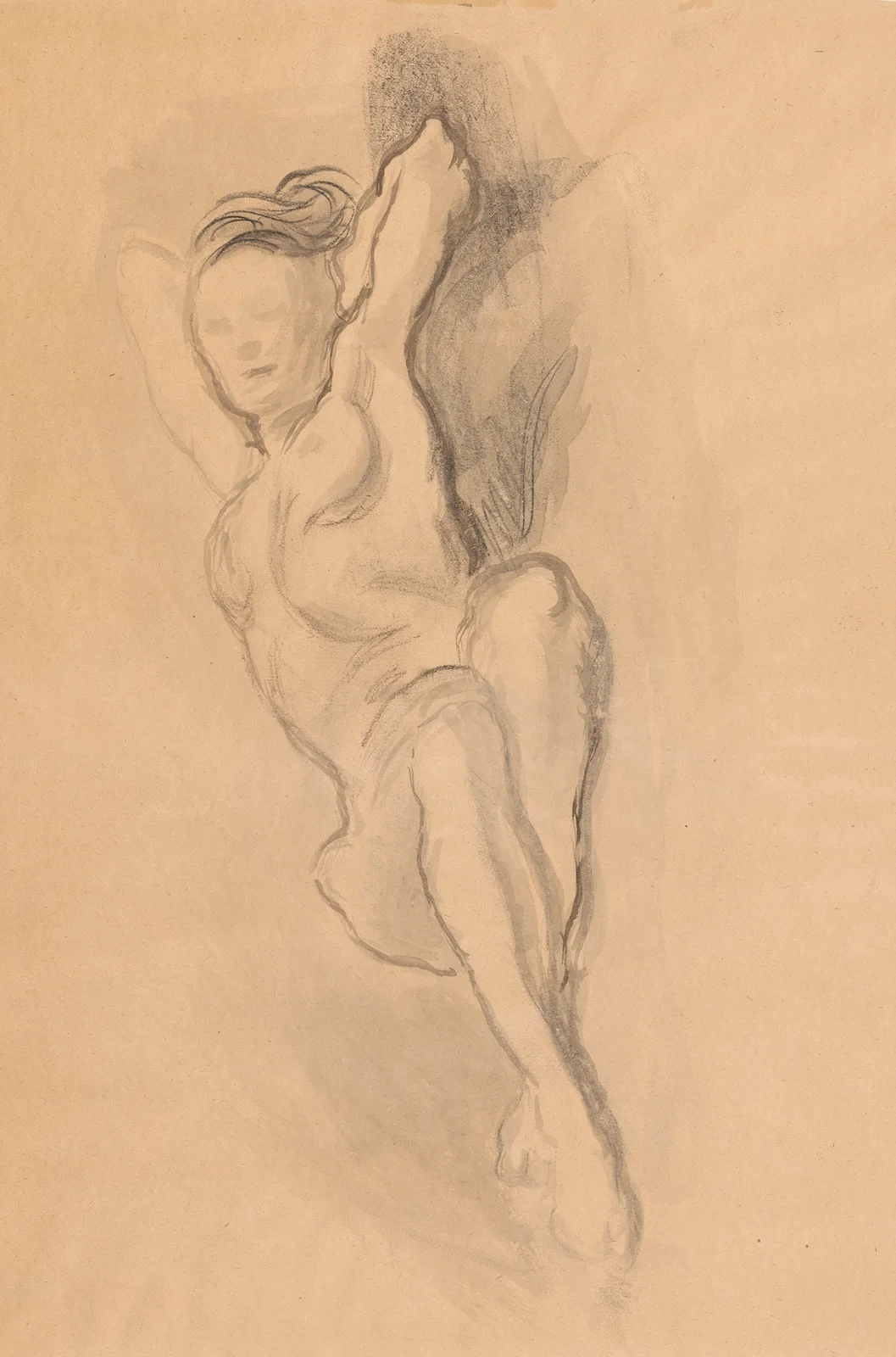 Lying nude av Zygmunt Waliszewski
